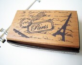 Cute Japanese Girlish Stamp - Paris
