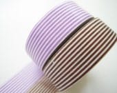 MT 2012 - Japanese Washi Masking Tapes / Purple and Brown Stripes for packaging, party deco, card making