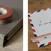 Discontinued-Japanese Washi Masking Tapes / Numbers Red (15m Long, 50 percent more) for labeling, scrapbooking, packaging