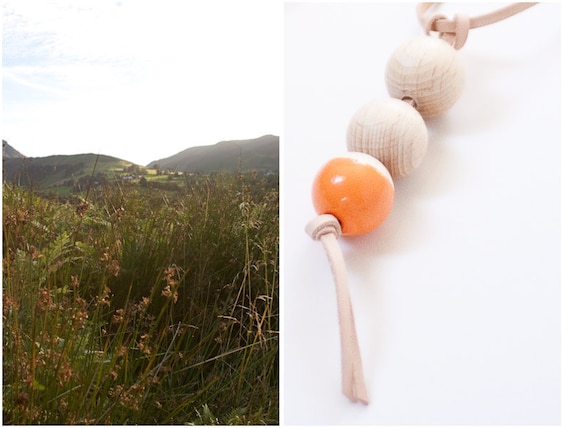 Orange St Tropez necklace