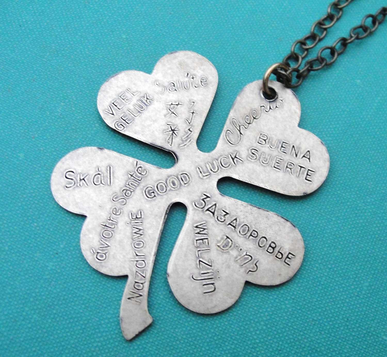International Lucky Clover Pendant