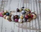 Bridesmaids Colored Freshwater Pearl Bracelet Color