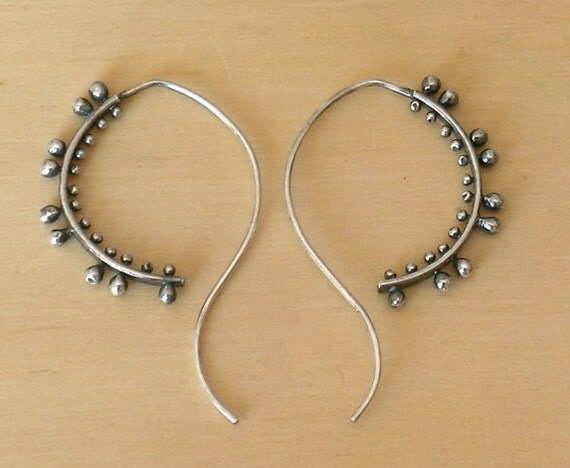 Angel's Wings,  Sterling Silver Earrings