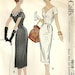 Vintage Fifties Sewing Pattern from McCalls 9818