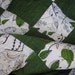 Modern quilt, made from Ikea Cecilia bird fabric, 52 by 41 inches.