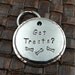 Custom Dog ID Tag, Got Treats Dog Collar Tag