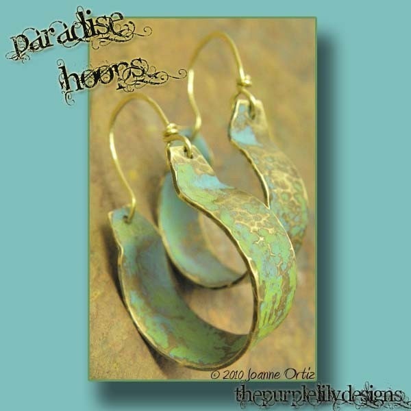 Paradise Hoops, ThePurpleLilyDesigns