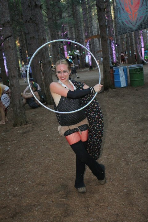 Silver Hula Hoop