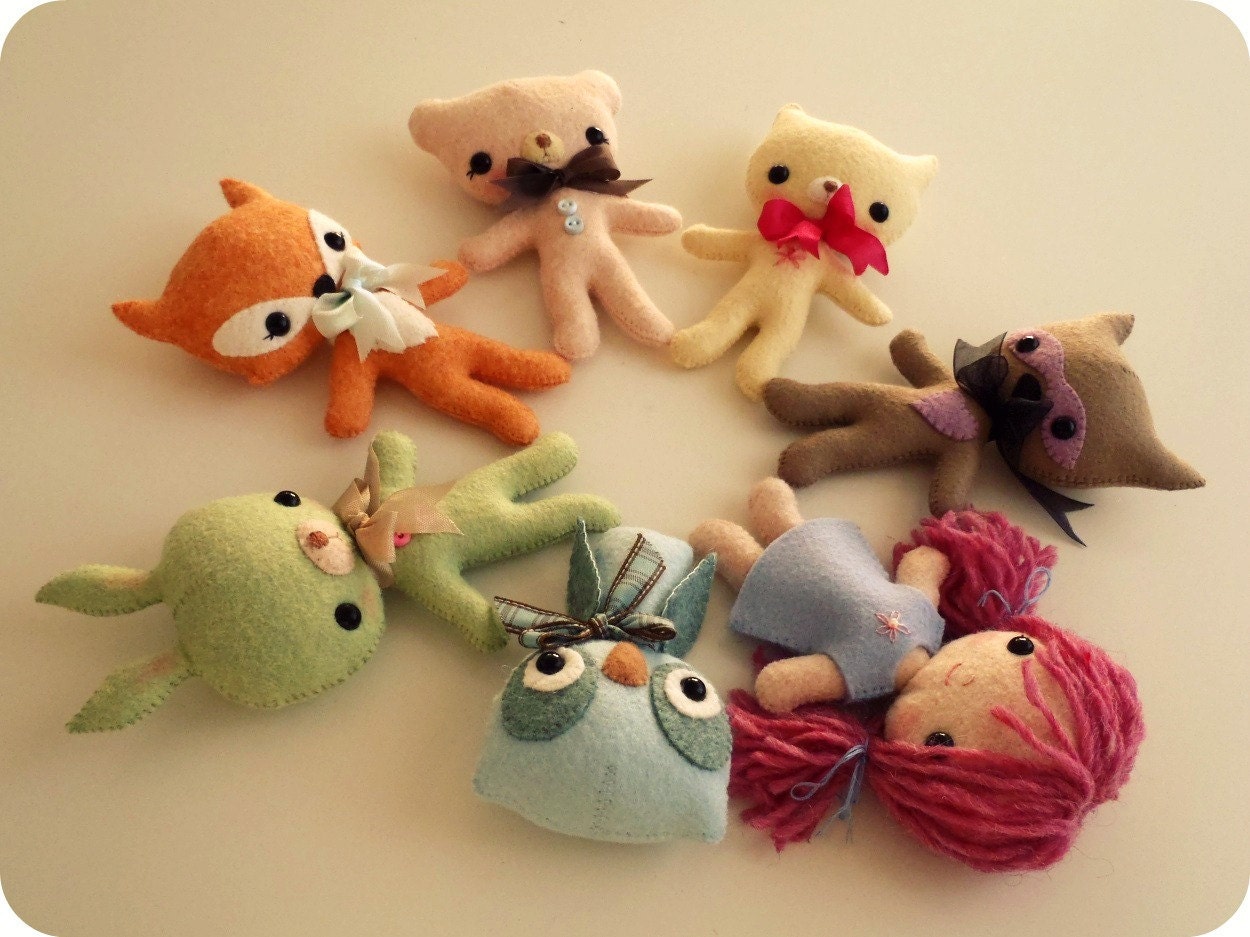 Fox Pattern, Plush Fox Pattern, Pattern Kit, Easy to Sew Pattern, Plushie Pattern, Toy Pattern