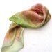 Garden in April - fashion hand painted silk shawl or headband