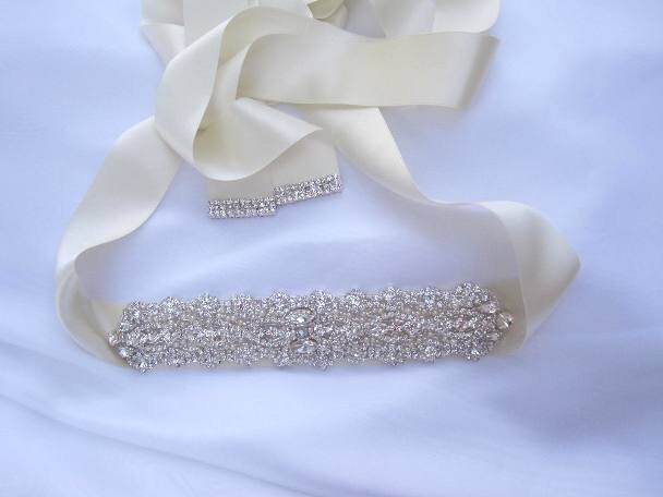 Crystal Sash Belt