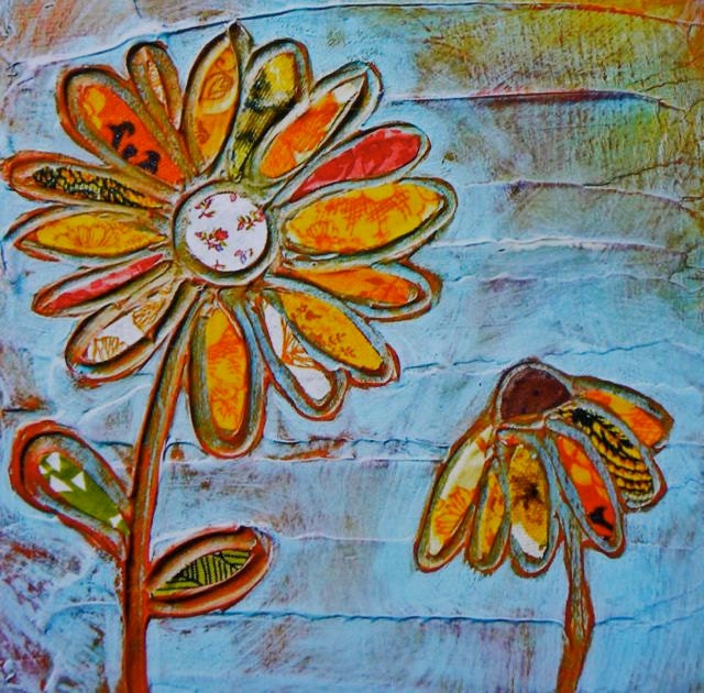 Two Daisies Print 8x10
