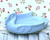 Vintage Blue Swan Dish