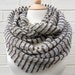 Lightweight Infinity Scarf in Shetland Wool and Lambswool - Prairie