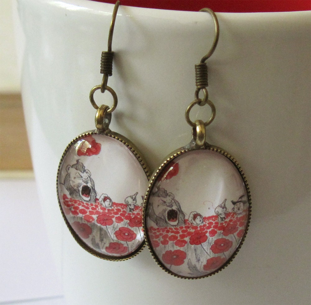 Nowonder In a Field Of Poppies Earrings