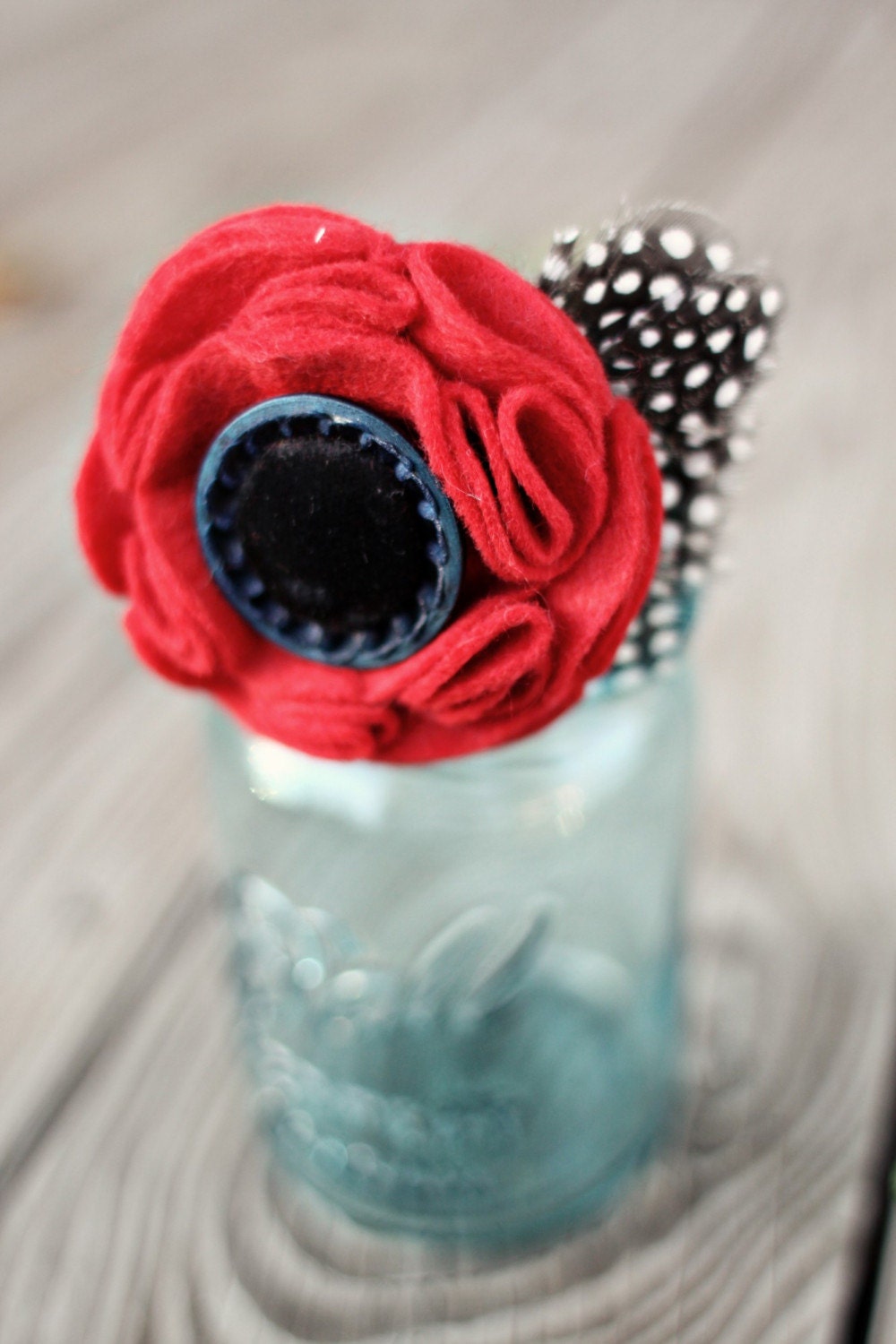 The Carmen Fascinator (Scarlet)