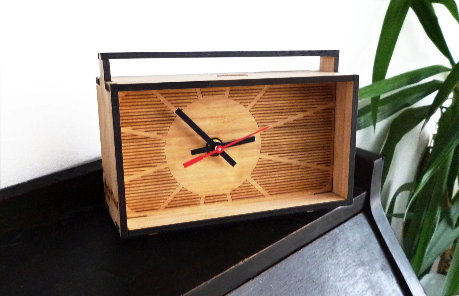 Bamboo Desk Clock