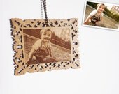Photo Ornament (custom laser engraving)