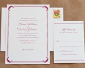Regal Wedding Invitation and Rsvp