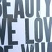 Poster, Let the Beauty We Love Be What We Do Letterpress Print (Dark Grey)