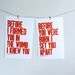 Nursery Decor, Red Children's Wall Art, Religious Posters, Set of 2, Jeremiah 1:5, 11x17 Letterpress Prints