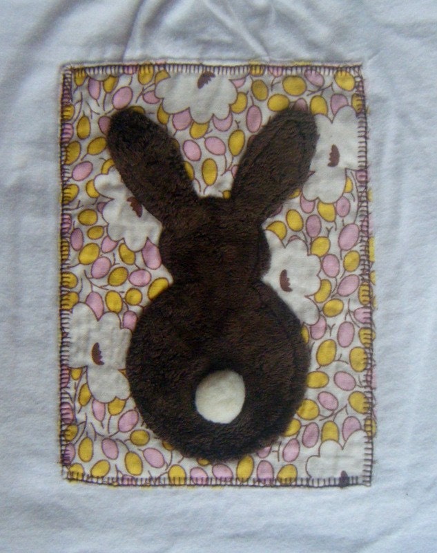 Bouncing Bunny Easter Applique