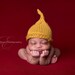 Baby Hat, Newborn Hat, Top Knot Hat, Photography Prop