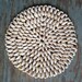vintage sea shell housewares home decor hot pad plate trivet natural beach ocean shells shabby cottage chic snowflakes snow