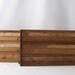 vintage storage drawer bin wood box hardware store display industrial rustic office chic home decor brown wooden box