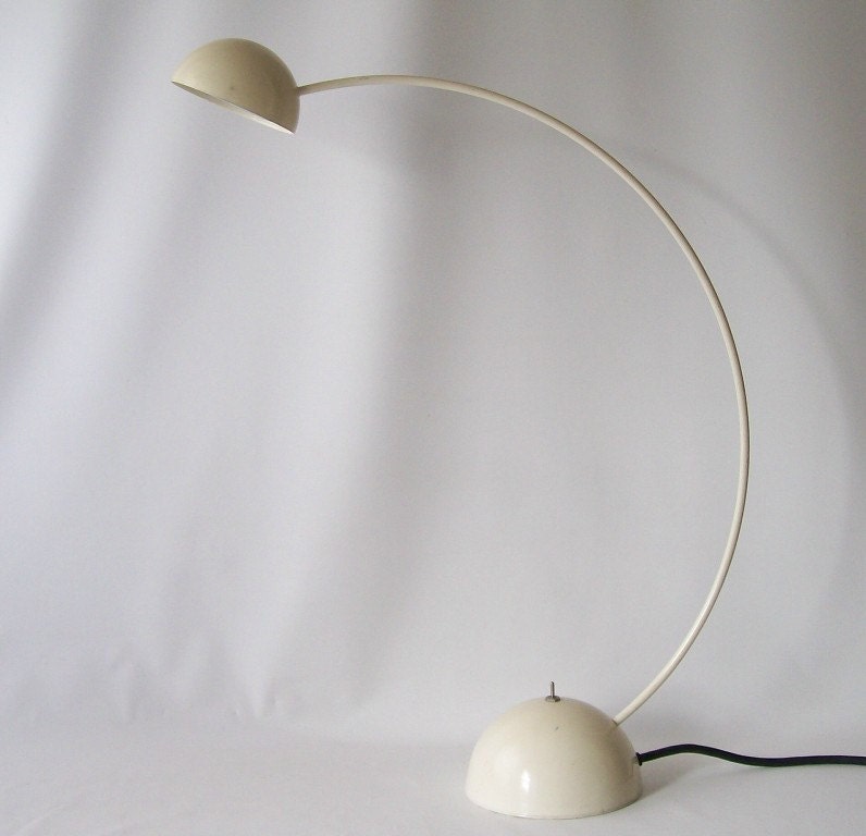 vintage mid century modern lamp mod modernist minimalist white light lighting home decor retro office chic