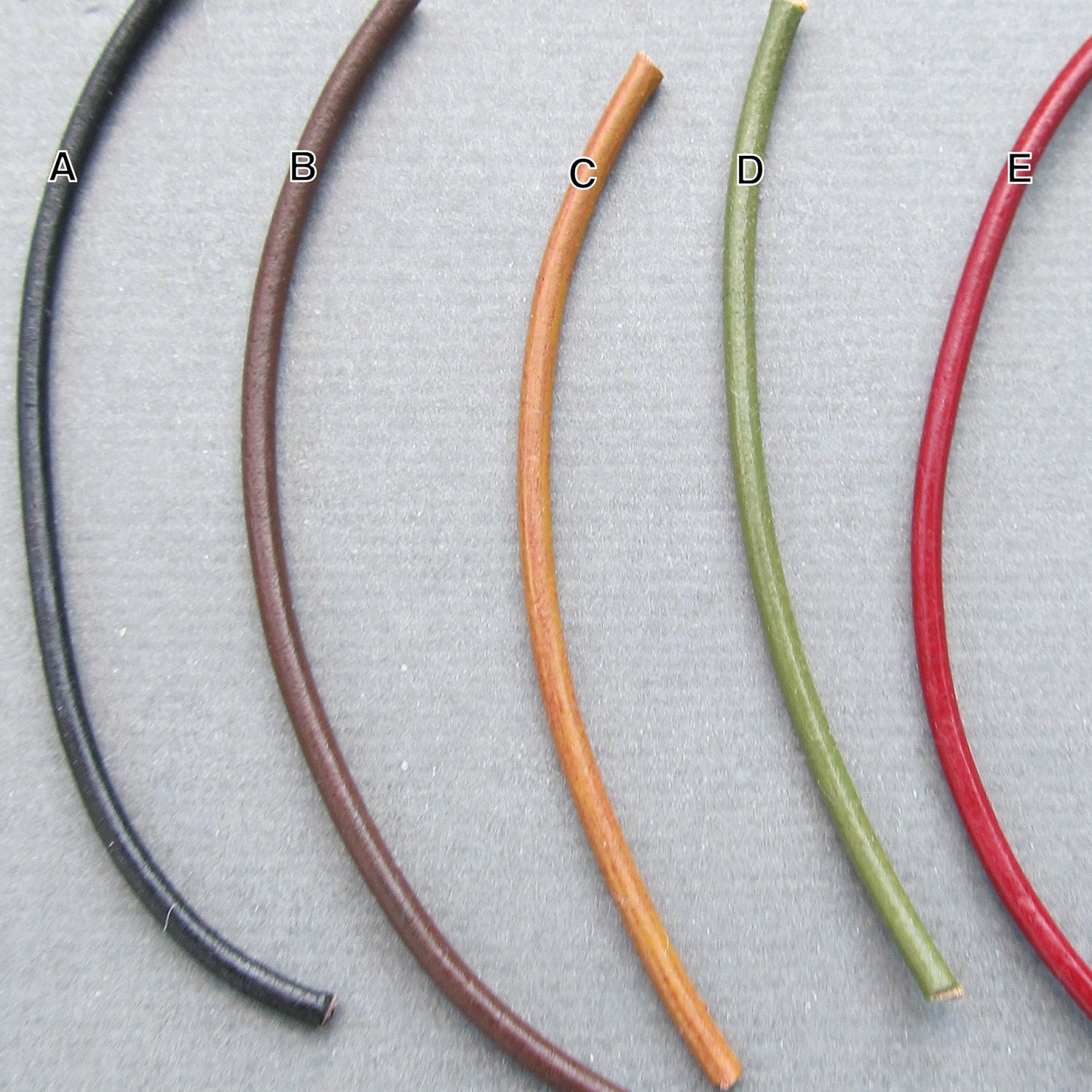 Mens leather multi strand adjustable bracelets - choose your colour