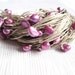Natural Pearl Linen Bracelet Deep Puple Garnet Amethyst Lilac Fuschia Magenta Pink Gemini Junes Birthstone Summer Fashion Jewelry