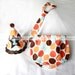 3 PIECE SET in Jumbo Orange Dot OR Choose Custom Colors for Party Hat-Diaper Cover-Necktie for Cake Smash or First Birthday