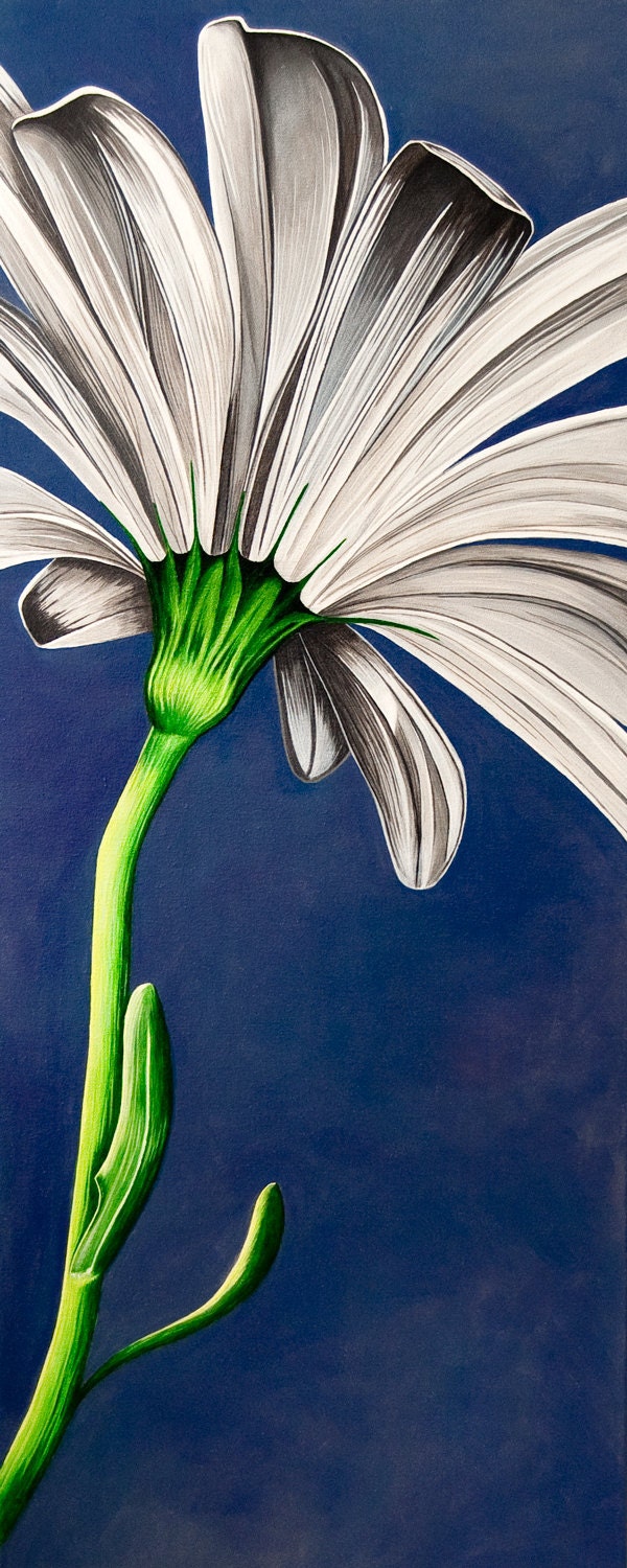 Hello Daisy 4x10 Fine Art Print by Eriksdotter