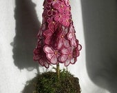 Home Decor, Floral Arrangement, Whimsical Topiary Tree