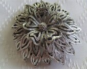 Lisner Silvertone Brooch
