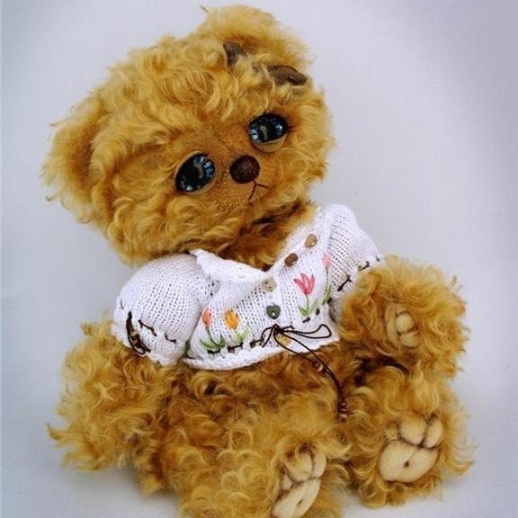 Artist bear PATTERN Mariasha - emailed PDF - by Tatiana Scalozub