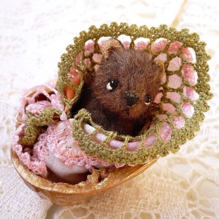 Miniature bear PATTERN emailed PDF Tommy by Tatiana Scalozub (pdf or printed)