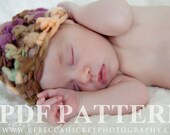 PDF PATTERN Crochet Thick and Thin 0-3m Beanie