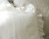 Perfectly Shabby Chic Ruffled Euro Sham