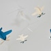 Baby Mobile, Airplanes in Yellow Chevron and Teal