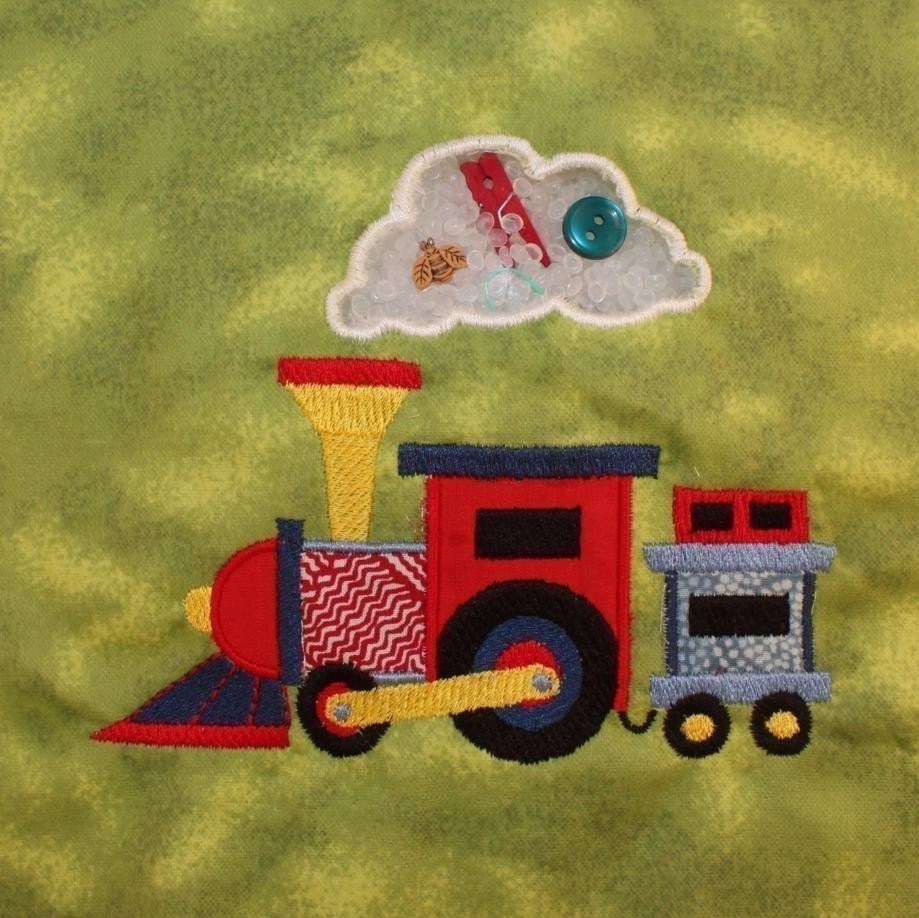 I Spy Bag TRAIN Hide and Seek I Spy Bag Sensory Toy over 70 designs in our shop