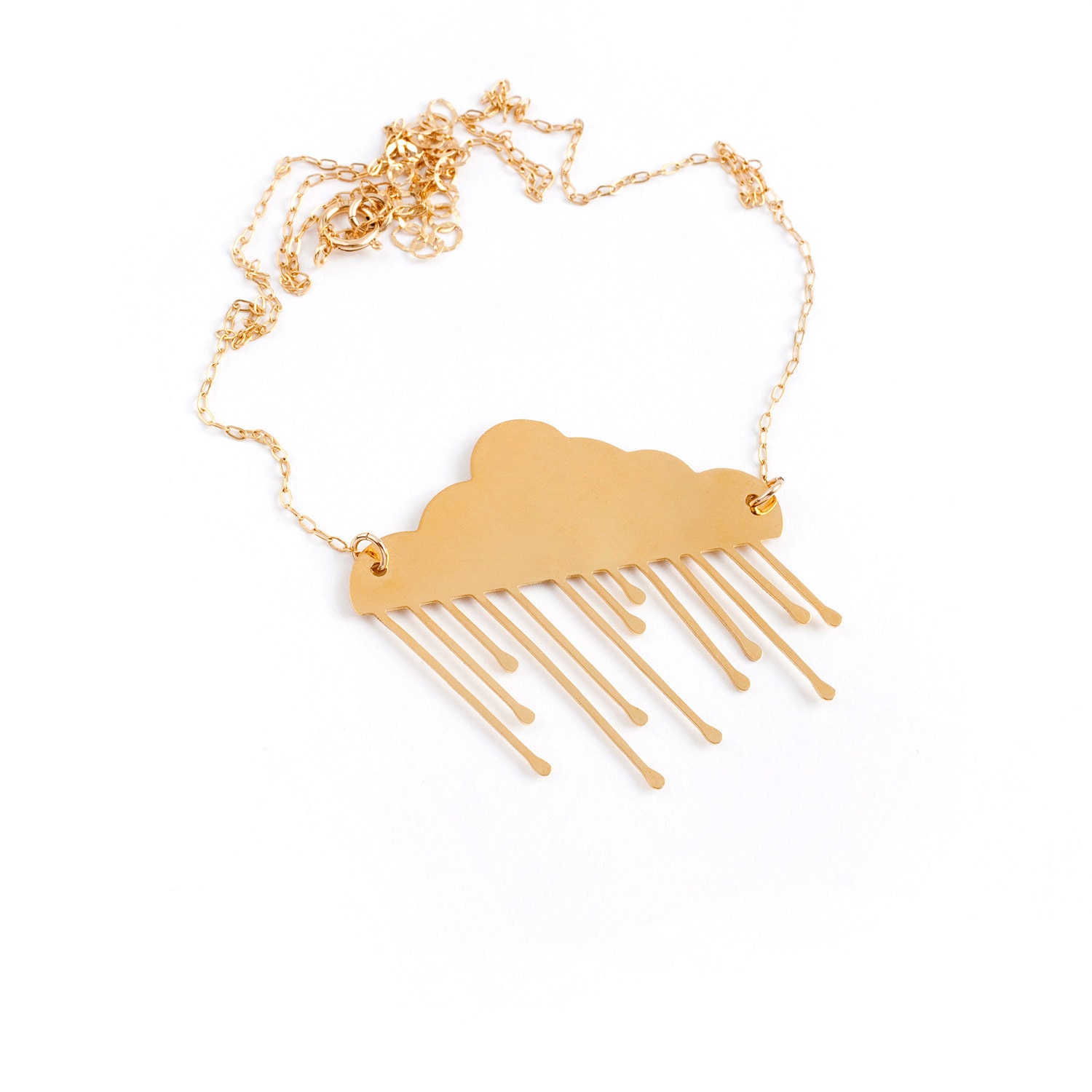 wild thing GOLDEN RAINY CLOUD golden pendant