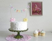 Fuschia Blush Fabric Cake Bunting Decoration Il_170x135