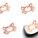 Lovely crab - Special Summer hand carved rubber stamps