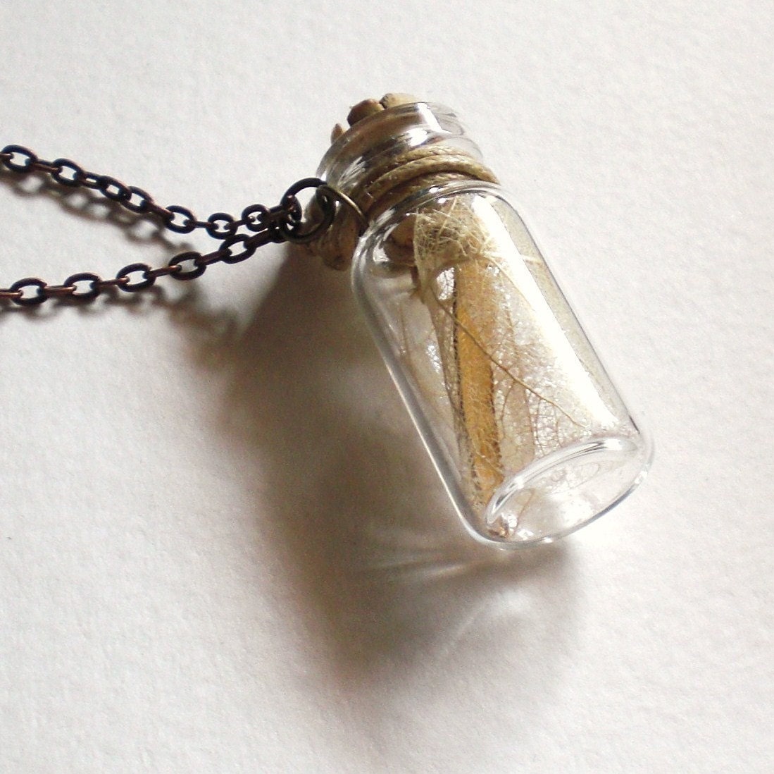 Fairy Wings in a Bottle Necklace - grendelboots