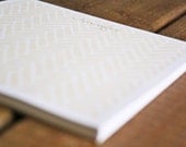 Herringbone Personalized Notepad - Customize for Wedding Gifts