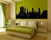 Wall Decal New York City NYC Skyline Cityscape Travel Vacation Destination The Big Apple