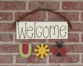 MONTHLY WELCOME SIGN (June) for wall and home decor