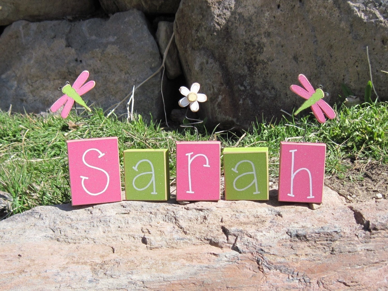 Custom Personalized NAME or WORD BLOCKS for children, home, desk, shelf, decor